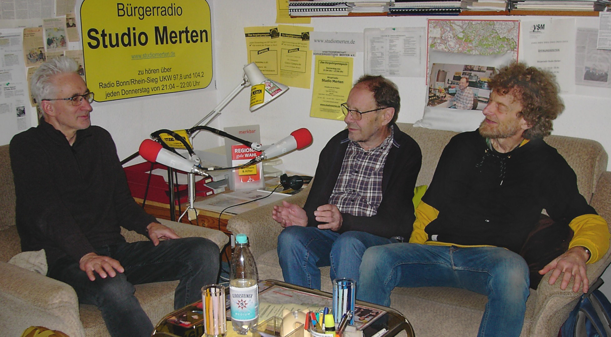 2. Thema: v.l.: Harald Gesterkamp, Otto Ganser und Jochen Schemm